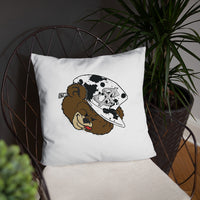 MONEY BEAR Throw Pillow