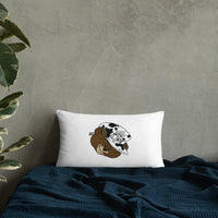 MONEY BEAR Throw Pillow