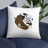 MONEY BEAR Throw Pillow