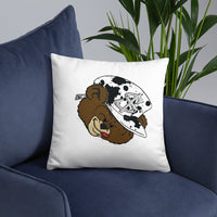 MONEY BEAR Throw Pillow