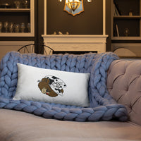 MONEY BEAR Throw Pillow