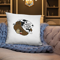 MONEY BEAR Throw Pillow