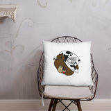 MONEY BEAR Throw Pillow