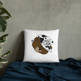 MONEY BEAR Throw Pillow