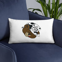 MONEY BEAR Throw Pillow