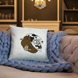 MONEY BEAR Throw Pillow