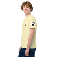 MONEY BEAR Unisex LV Charm garment-dyed pocket t-shirt