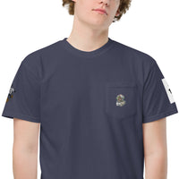 MONEY BEAR Unisex LV Charm garment-dyed pocket t-shirt