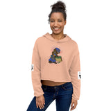 Money Bear Crop Hoodies