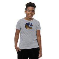 Shimmy Fingers Youth Money Bear Navy/Sky Short Sleeve T-Shirt