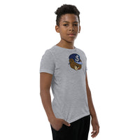 Shimmy Fingers Youth Money Bear Navy/Sky Short Sleeve T-Shirt