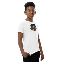 Shimmy Fingers Youth Money Bear Navy/Sky Short Sleeve T-Shirt